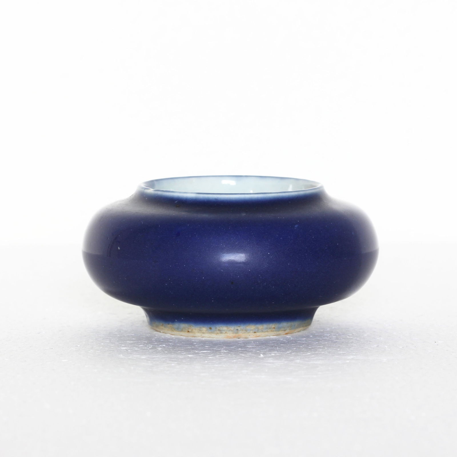 A Chinese Blue-Glazed Small Jar Qing Dynasty KangXi (1 of 7)
