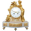 French 19th Century Antique Mantel Clock of Psyche and