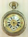 Silver Tone POCKET WATCH.