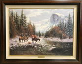 Jack Terry "Morning on the Merced" Hand Painted on