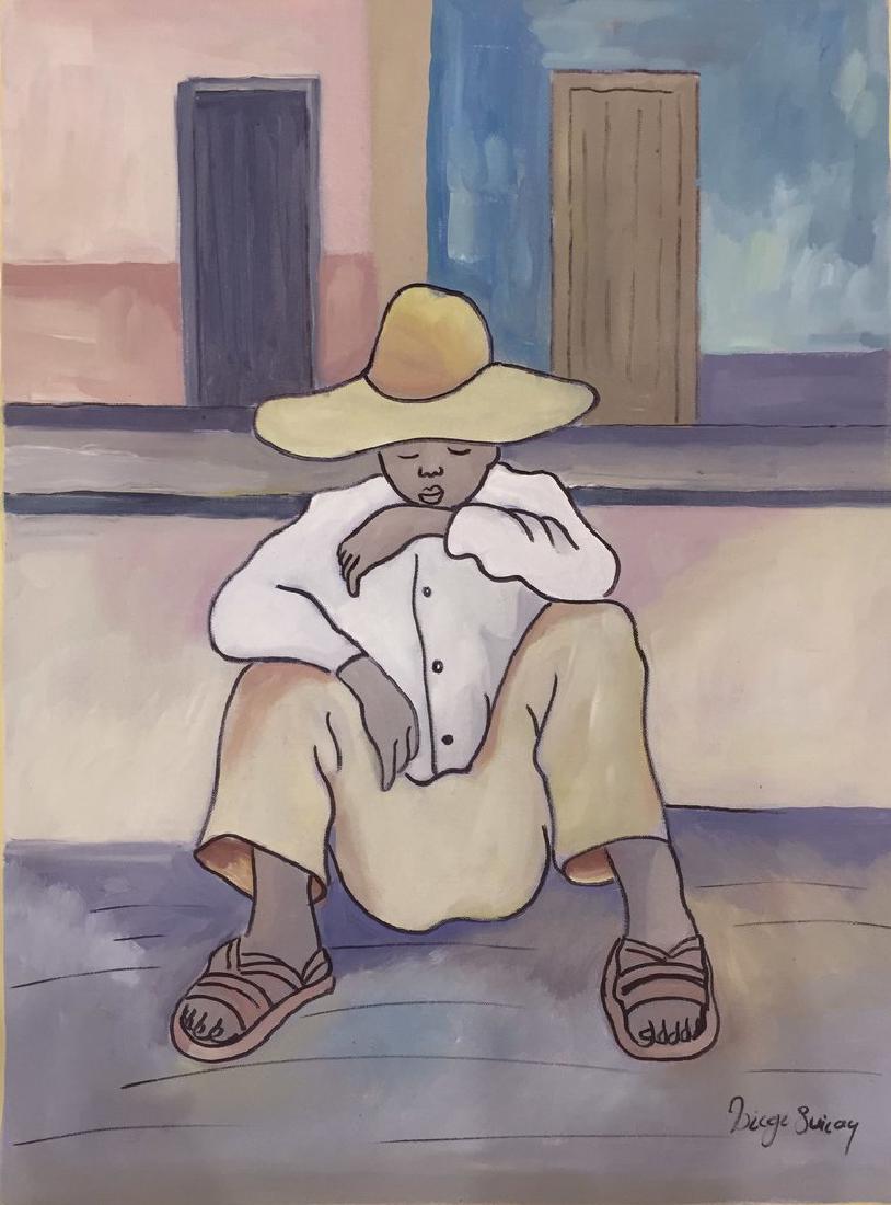 Watercolor On Paper In The Manner Of Diego Rivera: Watercolor on paper in the manner of Diego Rivera (1886-1957). 14 x 10 1/2 inches. Framed. Provenance: private collection.