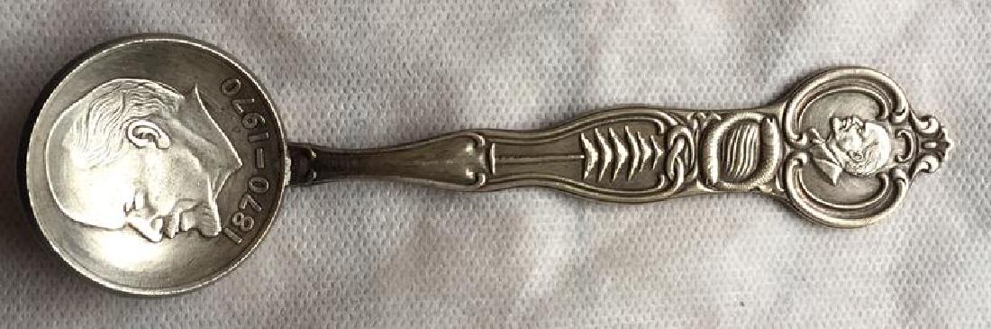 Russia Soviet Union Vladimir Lenin Coin Spoon: Russia Soviet Union Vladimir Lenin Coin Spoon