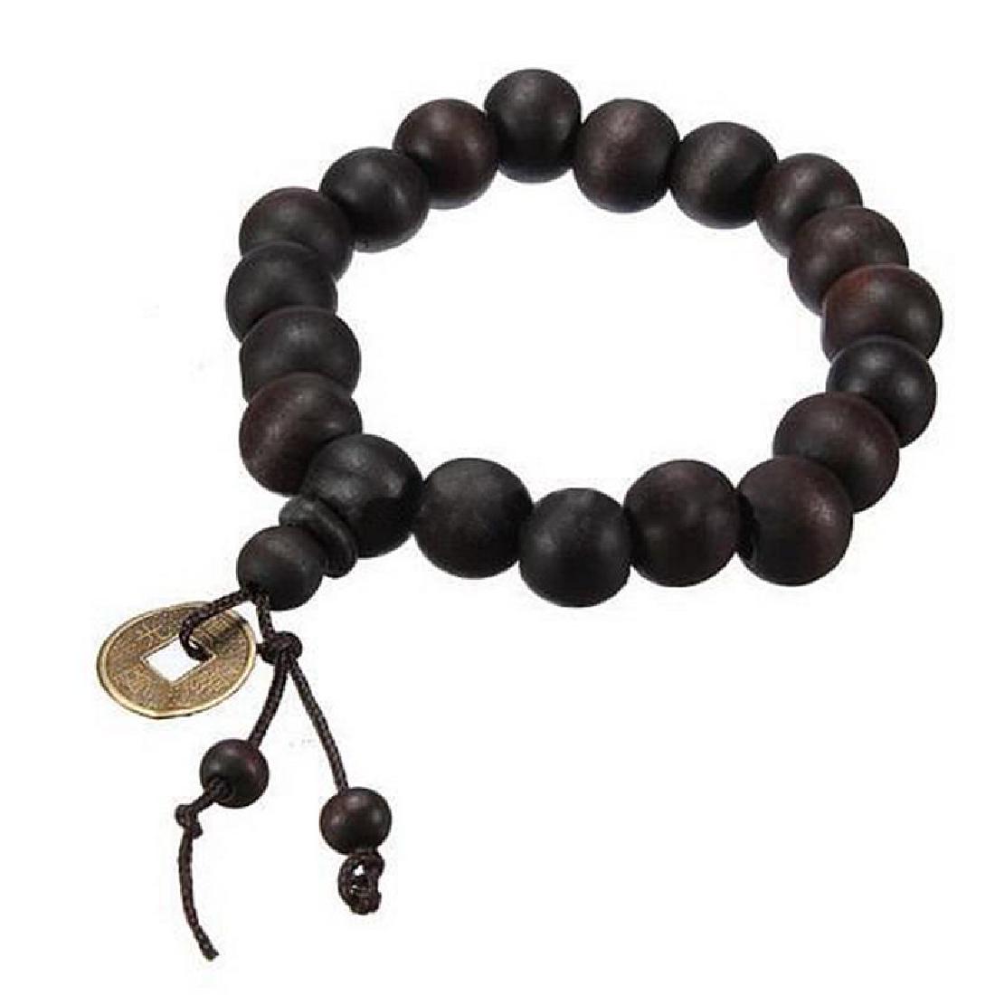 China Tibetan Buddhism Wooden Beads Mala Bracelet (1 of 4)
