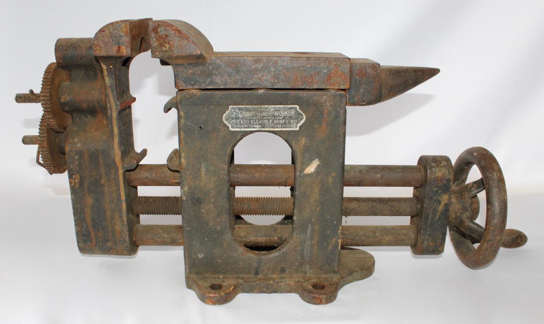 Antique Combo Anvil & Vise "The Stewart Handy (1 of 7)