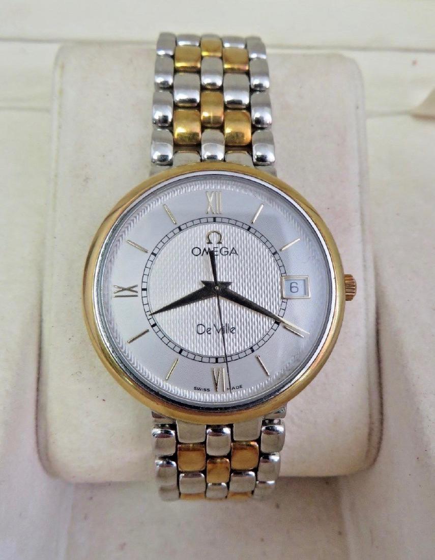 18k Gold and Stainless Steel Omega Watch (1 of 6)
