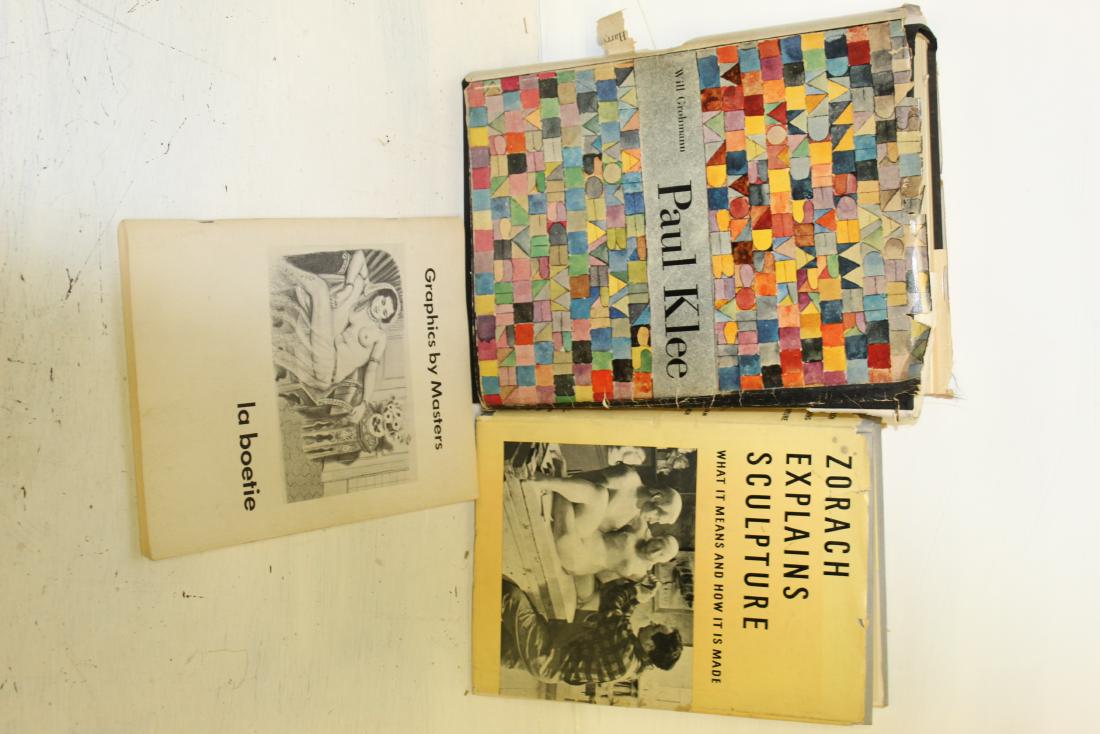 First Edition Sculpture by William Zorach 1947 & Paul: This is a lot of 3 Books that are about Prints,Ghaphics and Sculpture. The first Book is by William Zorach Explains and teaches you how to make a Sculpture. The Book was copyright 1947 by William Zora