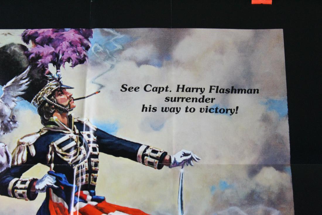 Royal Flush (1975) 20th Century Fox Film Corp 75/201: Original poster from the 1975 film â€œRoyal Flush” starring Malcolm McDowell, Alan Bates, Florida Alan. The poster is black with tan writing accompanied by a man and woman. *All p