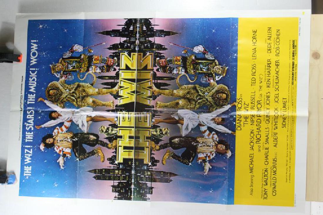 The Wiz (1978) Universal Studios [One Sheet - â: Original poster from the 1978 film â€œThe Wiz” starring Michael Jackson, Diana Ross, Nipsey Russell, Ted Ross and Lena Horne. Poster is multi colored with four characters standing