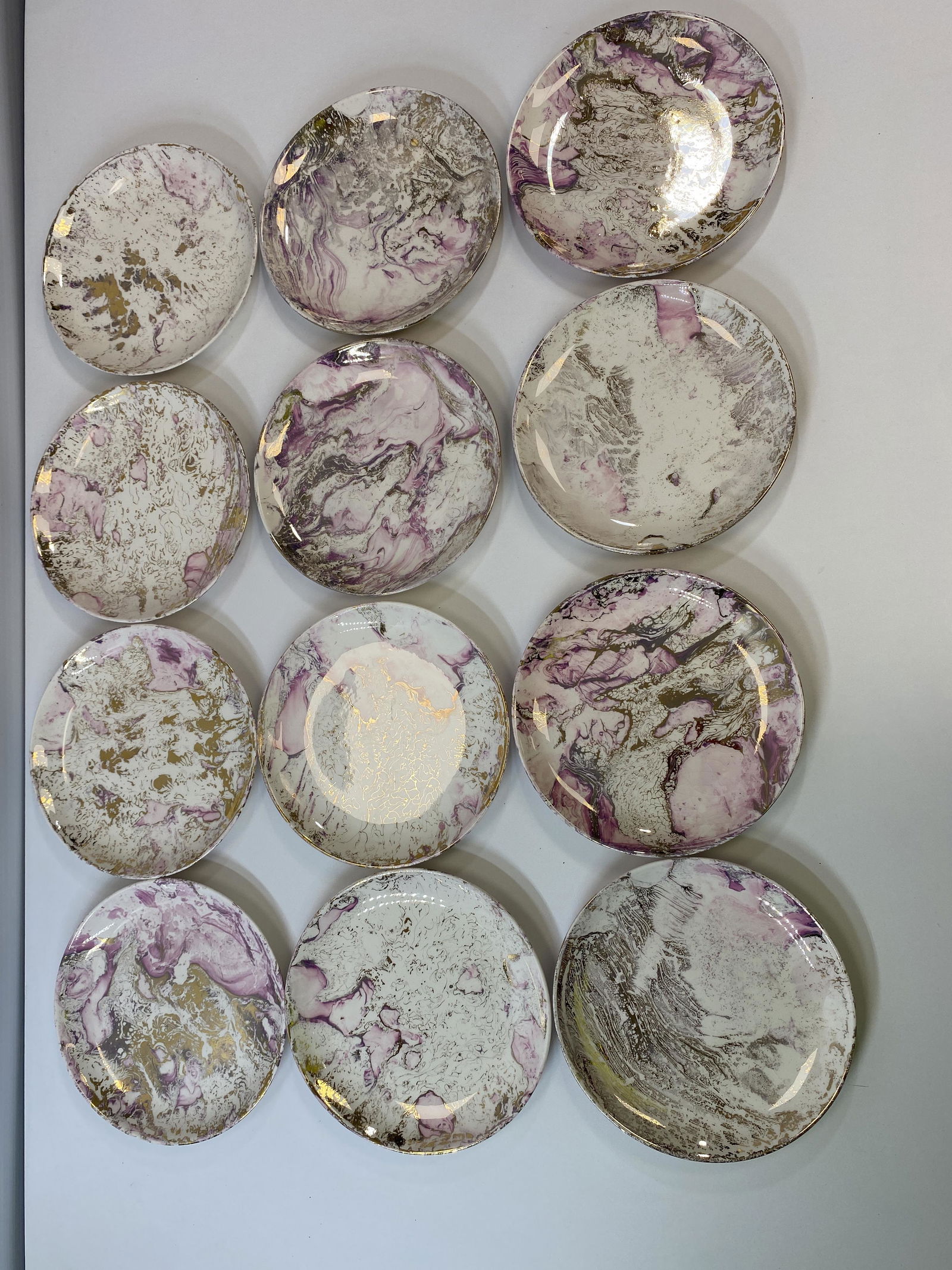 12 Sascha Brastoff Surf Ballet Dessert Plates (1 of 19)