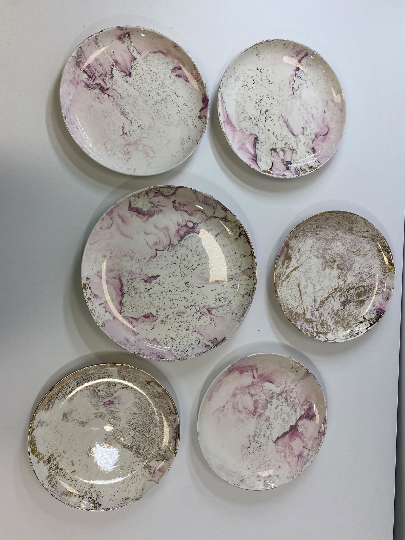 6 Sascha Brastoff Surf Ballet Salad Plates (1 of 14)