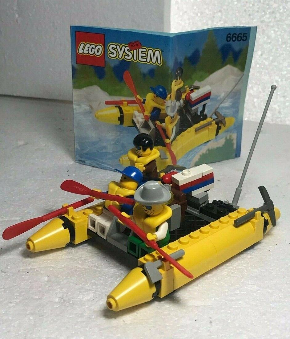 Rare 1994 Lego Set "River Runners" No. 6665 w/ Instructions (1 of 7)