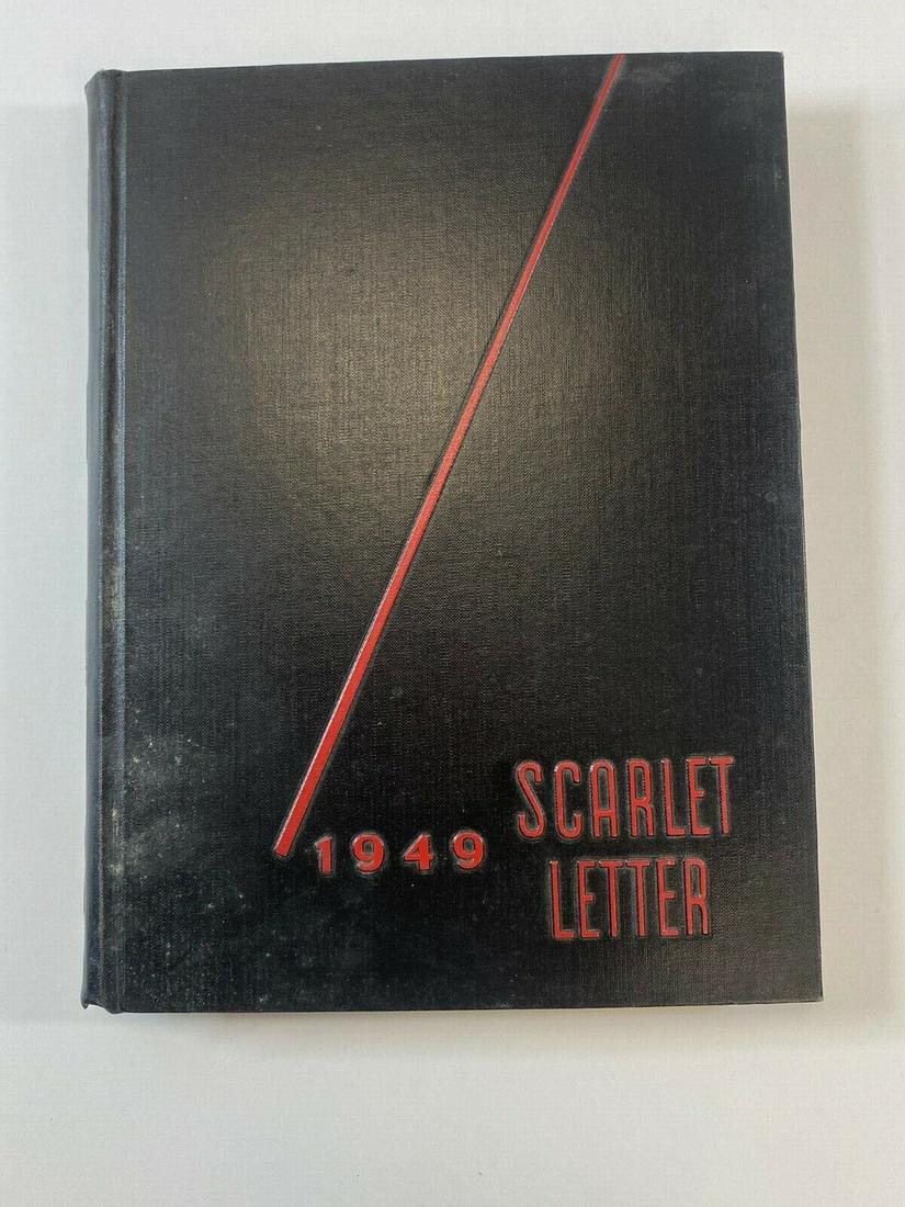 Vintage 1949 The Scarlet Letter Rutgers College Yearbook (1 of 12)