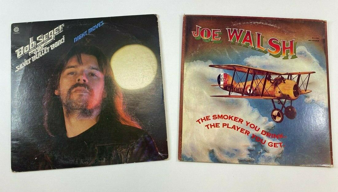 2 - The Smoker You Drink, The Player You Get & Night Moves Vinyl Album: 2 -The Smoker You Drink, The Player You Get & Night Moves. They are both in good condition, they have not been tested, the records measures 12".