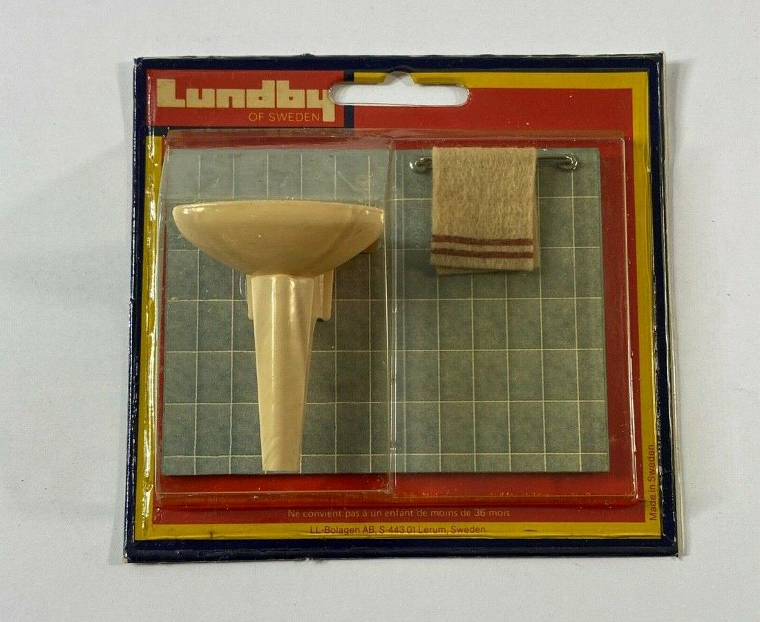 Lundby Scandinavian Design Miniature Doll House Bathroom Sink No. 8815 (1 of 9)