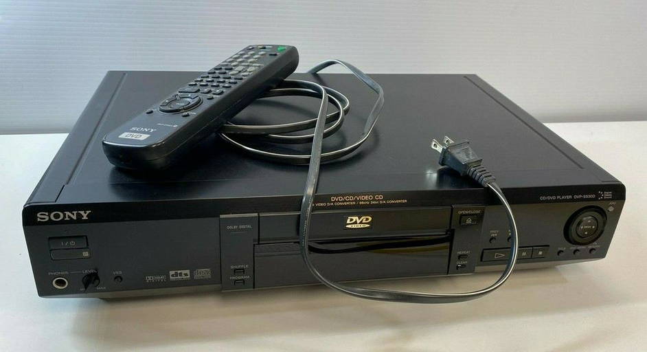 Sony Cd/dvd Player Model No. Dvp S530d Ac 120v 60 Hz 16 W