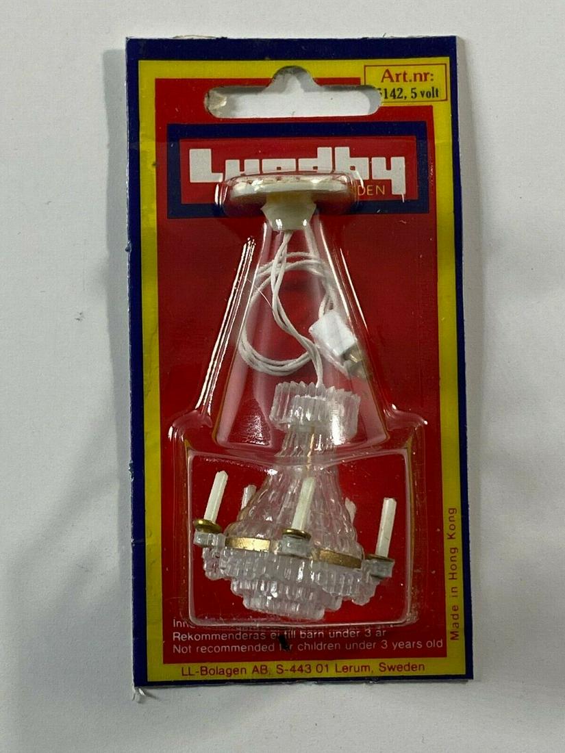 Lundby Scandinavian Design Miniature Doll House Living Room Chandelier (1 of 8)