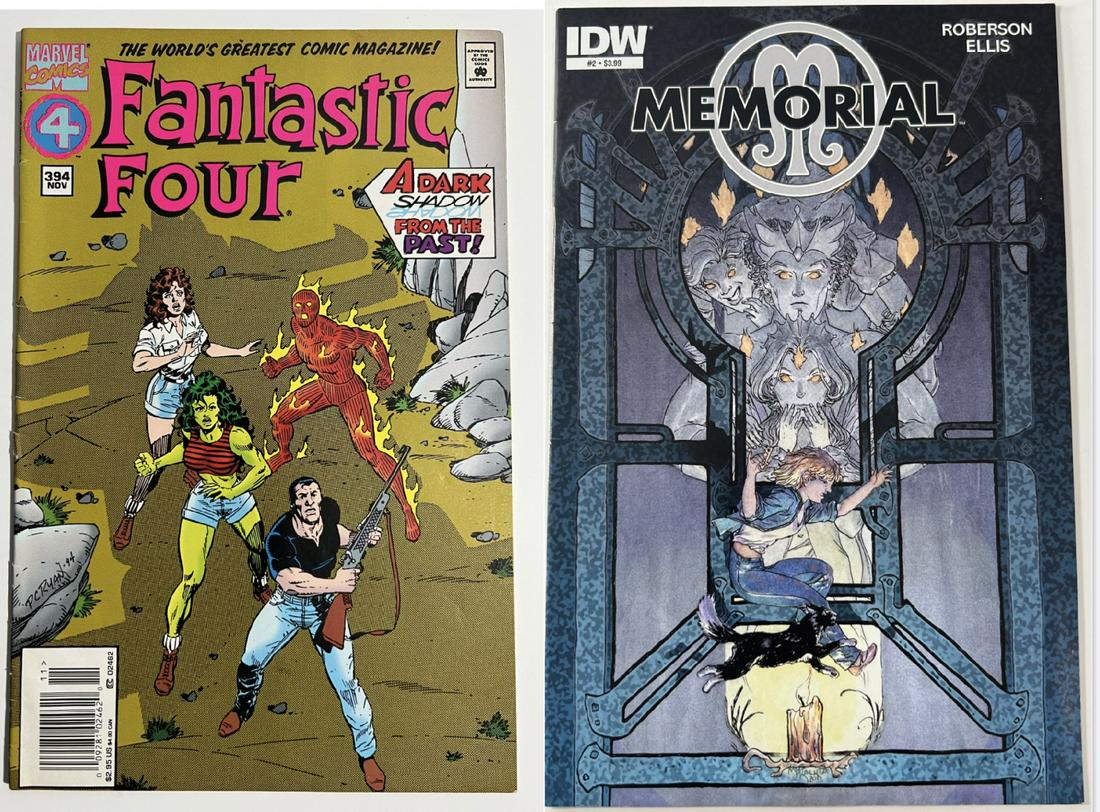 Fantastic Four Vol. 1 No.394 November 1994 & Memorial No.2 January 2012 First Printing (1 of 10)