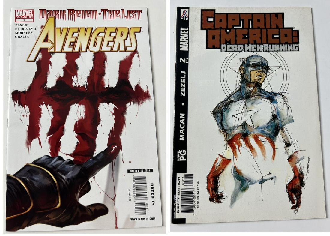 Dark Reign: The List - Avengers No. 1 September 2009 & Captain America: Dead Men Running 2 of 3 Vol. (1 of 7)