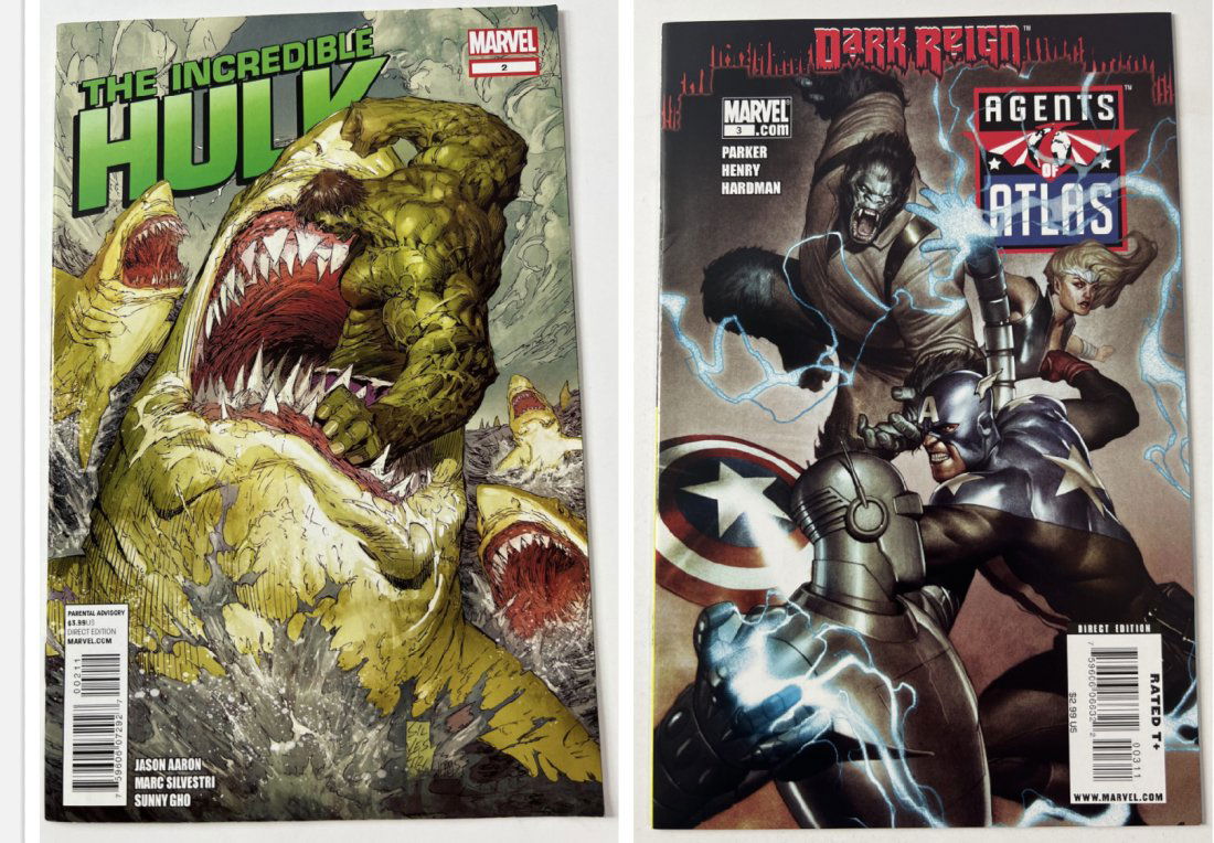 The Incredible Hulk No. 2 January 2012 & Dark Reign Agents Atlas No. 3 April 2009 (1 of 11)