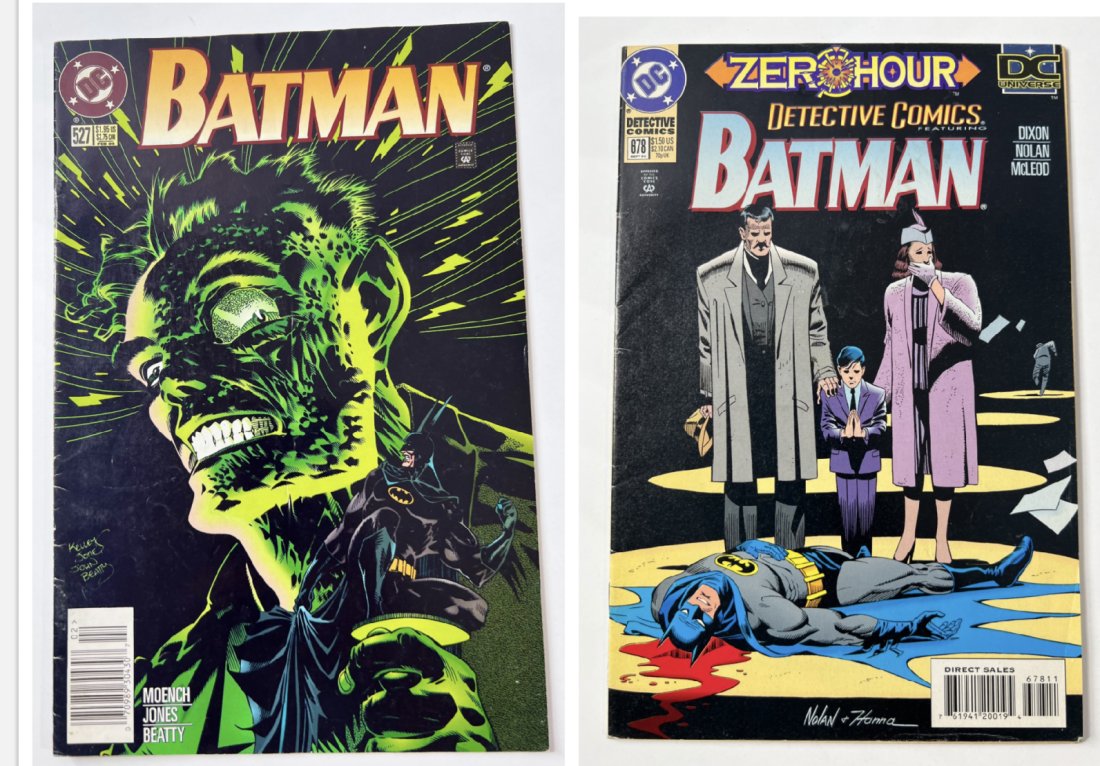 Batman No. 527 February 1996 & Detective Comics Featuring Batman No. 678 September 1994: Two DC Comic Books: - Batman No. 527 February 1996 - Detective Comics Featuring Batman No. 678 September 1994