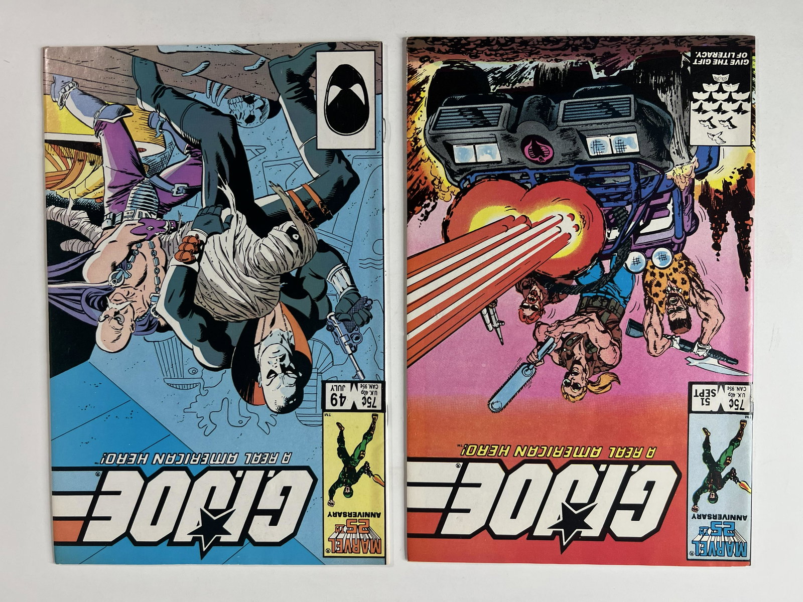 G.I. Joe A Real American Hero! Vol.1 No. 49, July 1986 & G.I. Joe A Real American Hero! Vol. 1,No.51 (1 of 11)