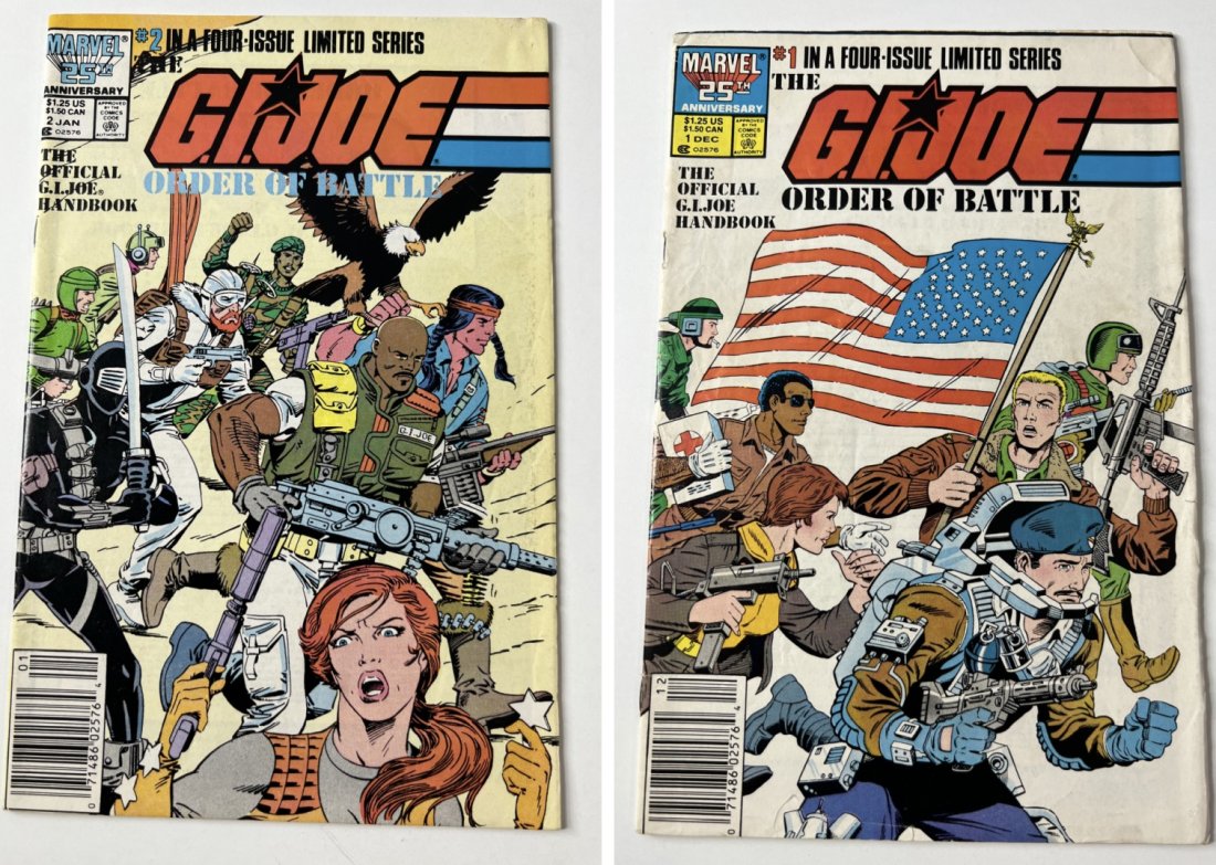 G.I. Joe Order of Battle Vol. 1 No. 2 January 1987 & G.I. Joe Order of Battle Vol. 1 No. 1 December (1 of 12)