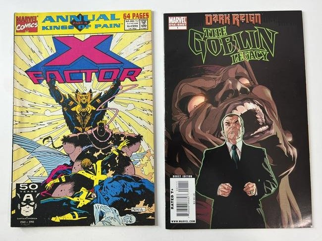 Annual Kings of Pain: X-Factor Vol. 1 No. 6 1991 & Dark Reign: The Goblin Legacy No.1 (1 of 11)
