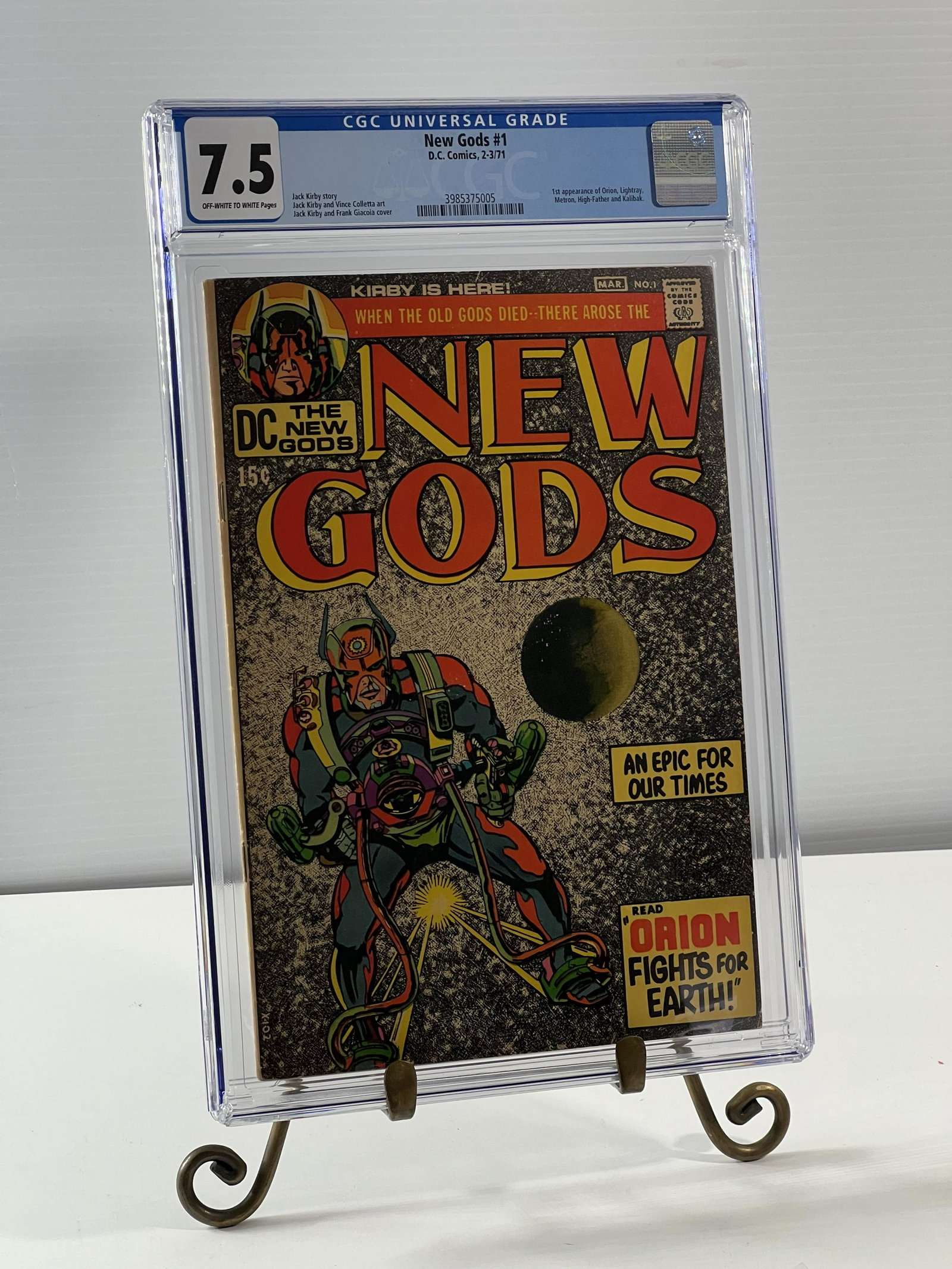 New Gods 1 2-3/71 D.C. Comics 7.5 OFF-WHITE TO WHITE (1 of 5)
