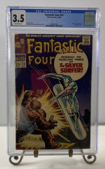 Fantastic Four 55 10/66 Marvel Comics 3.5 OFF-WHITE CGC (1 of 6)