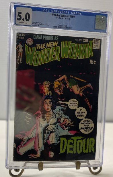 Wonder Woman 190 9-10/70 D.C. Comics 5.0 OFF-WHITE CGC (1 of 6)