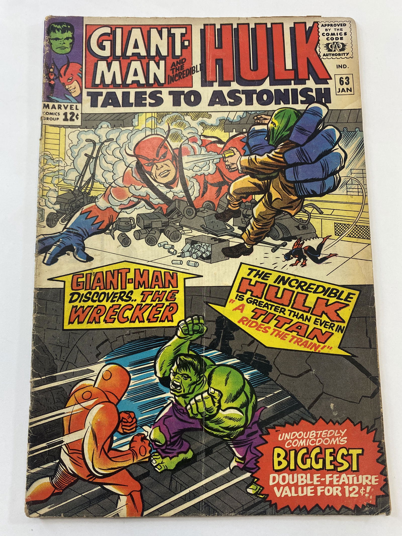 Giant-Man and The Incredible Hulk: Tales to Astonish Jan 1964 Vol. 1 No. 63 (1 of 4)