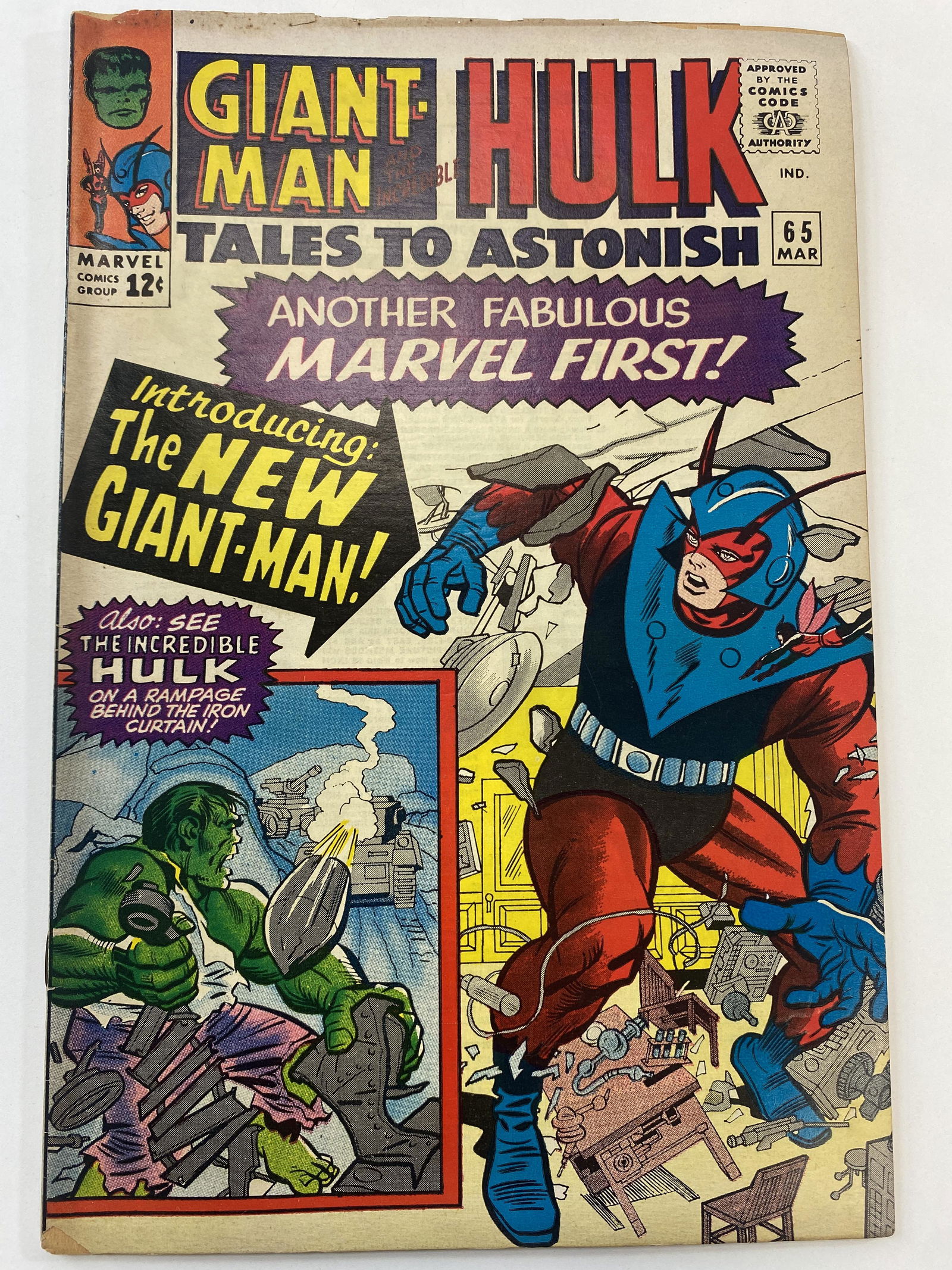 Giant-Man and The Incredible Hulk: Tales to Astonish Mar 1965 Vol. 1 No. 65 (1 of 4)