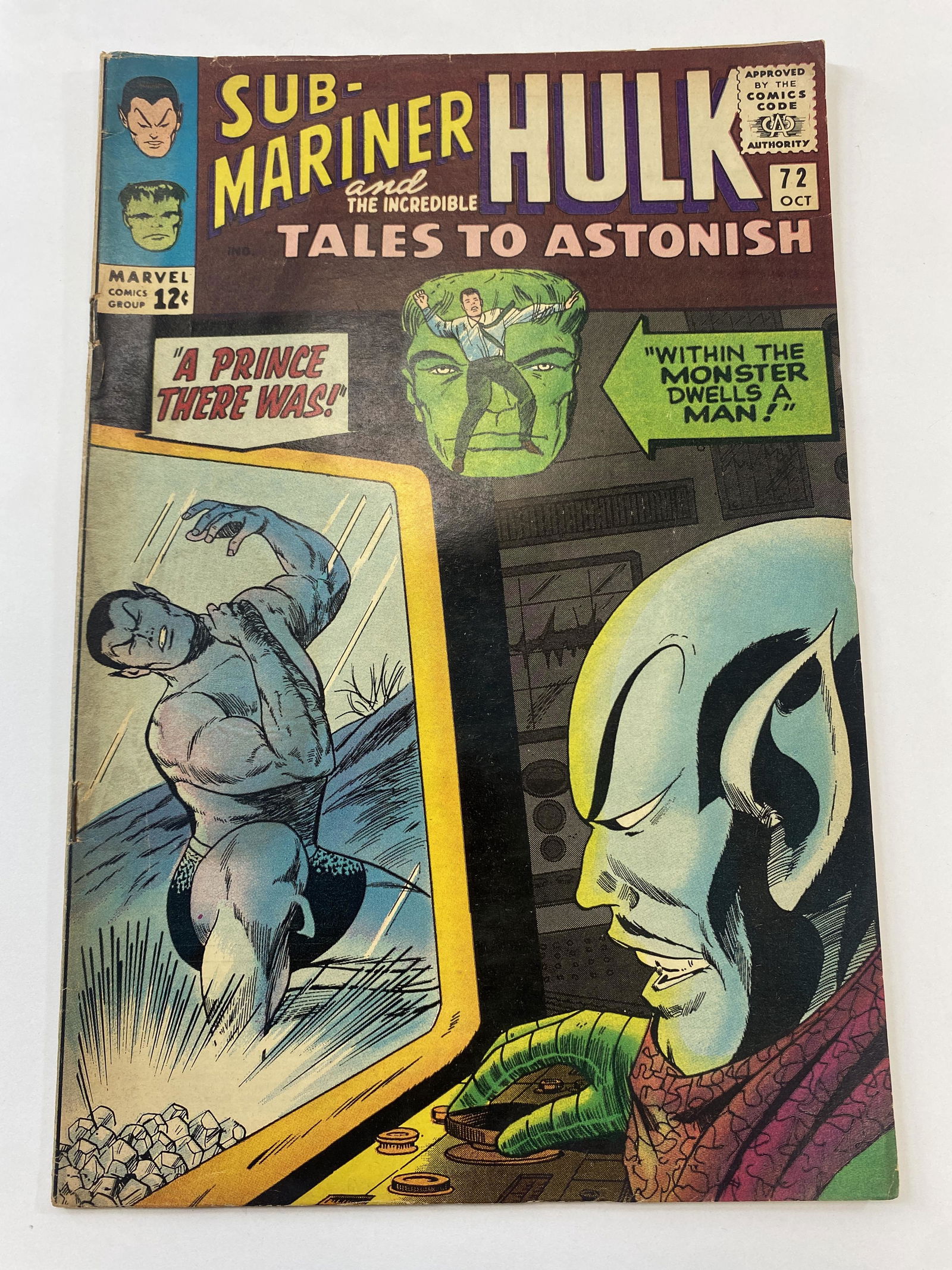 Sub-Mariner and The Incredible Hulk: Tales to Astonish Oct 1965 Vol. 1 No. 72 (1 of 4)