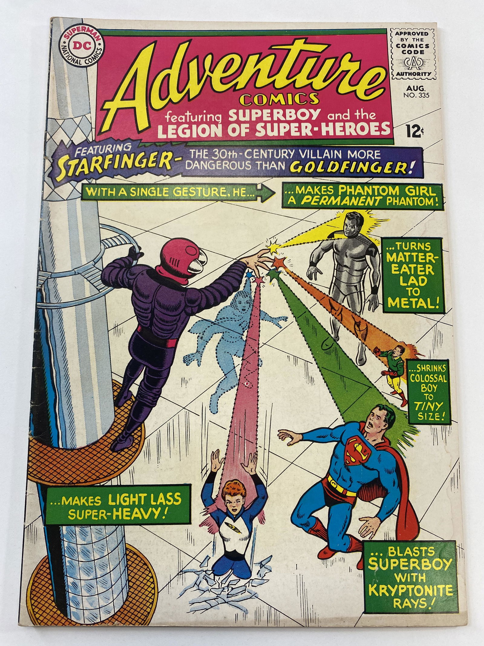 Adventure Comics featuring Superboy and the Legion of Super-Heroes Oct 1963 No. 313 (1 of 4)