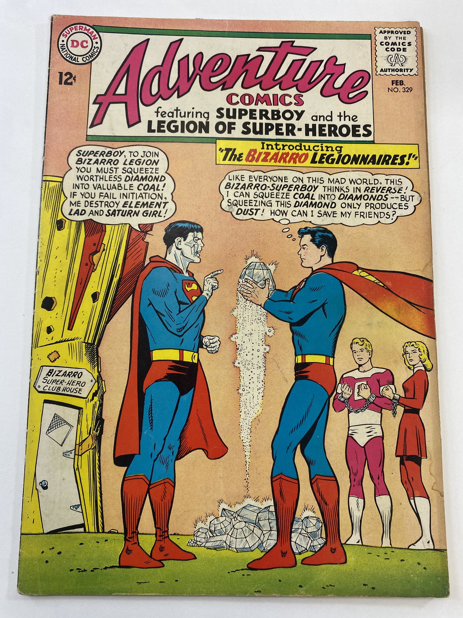 Adventure Comics featuring Superboy and the Legion of Super-Heroes Feb 1965 No. 329 (1 of 4)