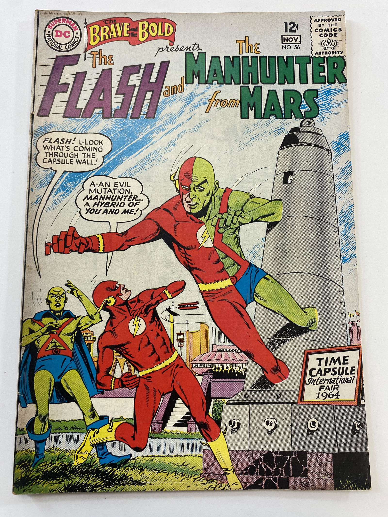 The Brave and the Bold Presents The Flash and The Manhunter from Mars Nov 1964 No. 56 (1 of 4)