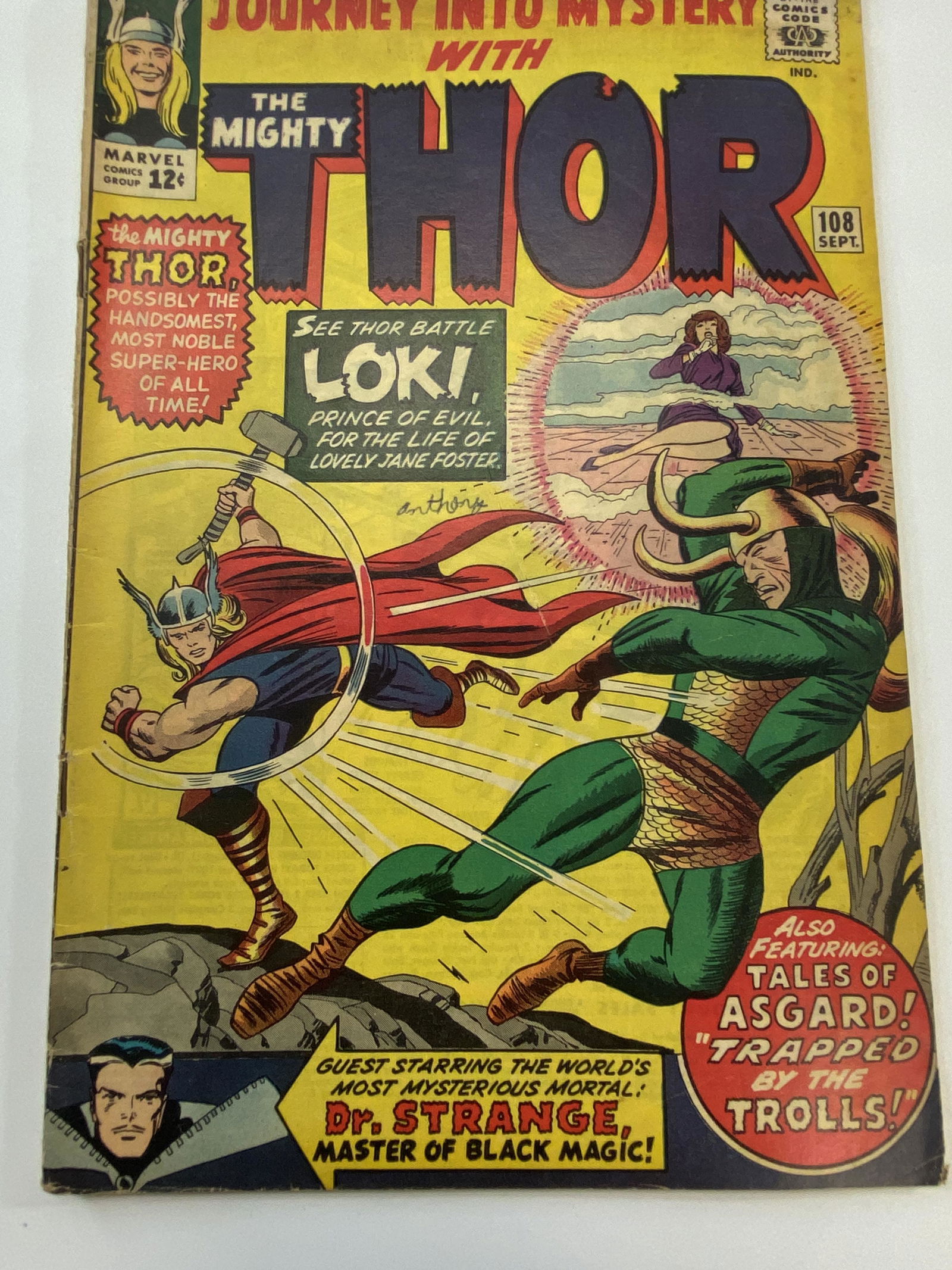 Journey Into Mystery With The Mighty Thor Sept 1964  No. 108 (1 of 4)