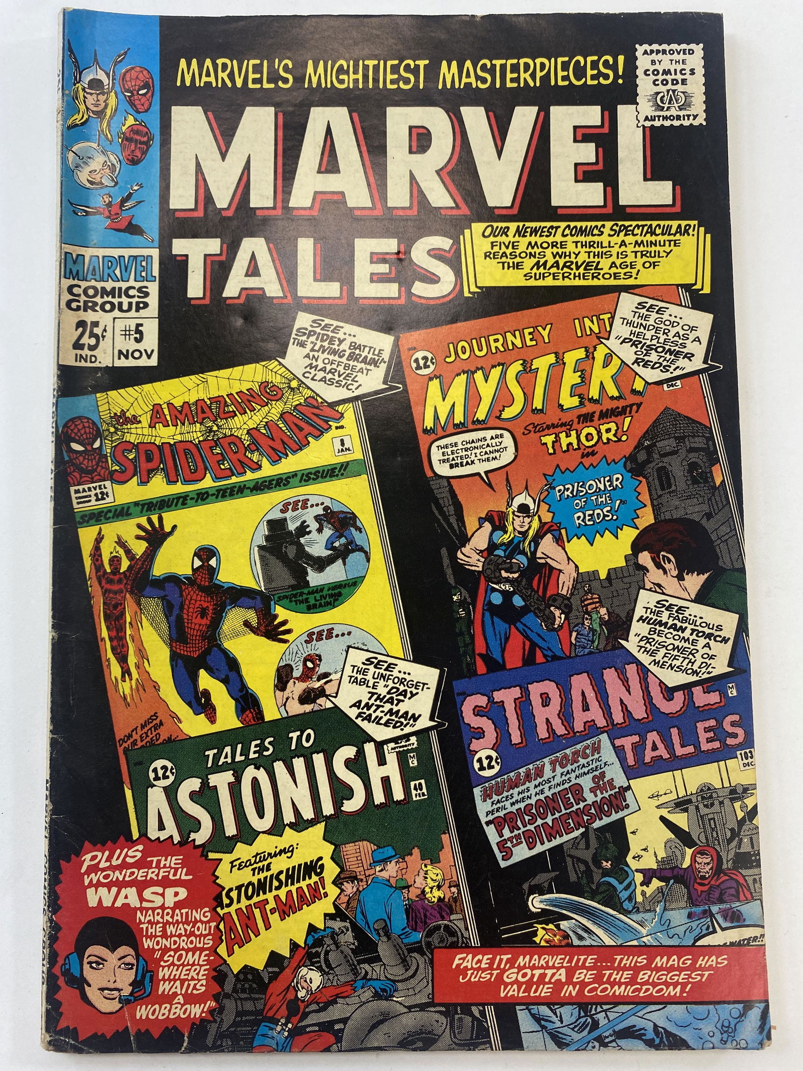 Marvel's Mightiest Masterpieces! Marvel Tales Nov 1966 Vol. 1 No. 5 (1 of 3)