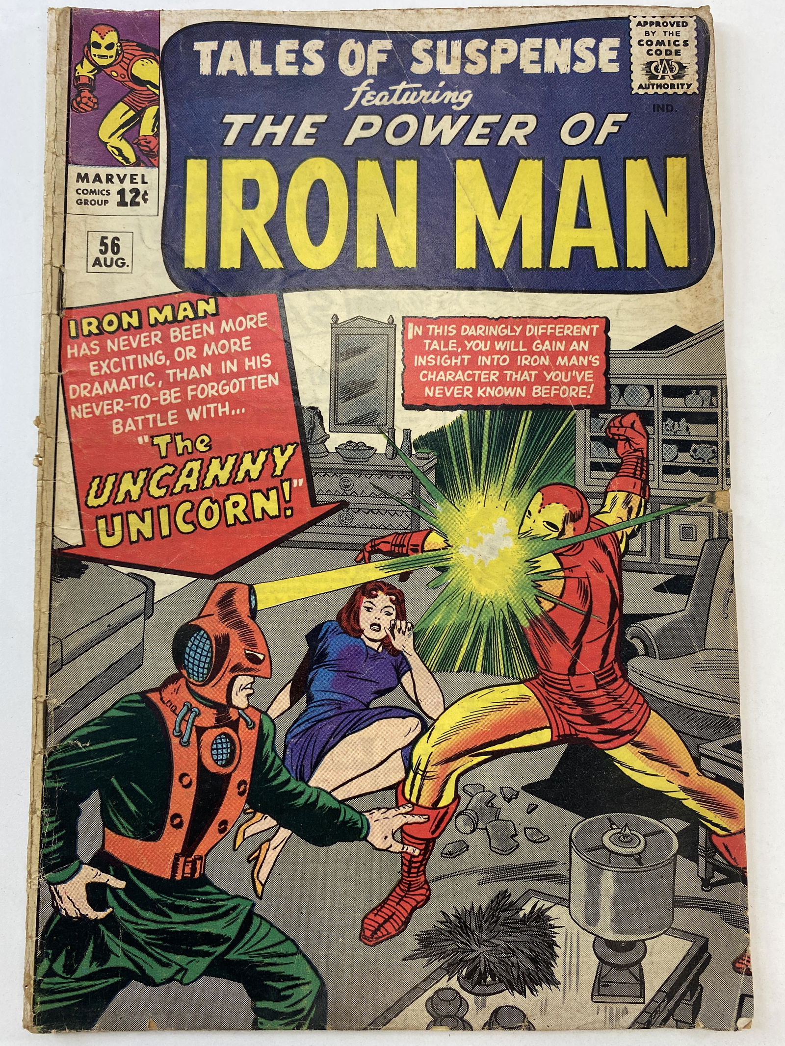 Tales of Suspense featuring The Power of Iron Man Aug 1964 Vol. 1 No. 56 (1 of 3)