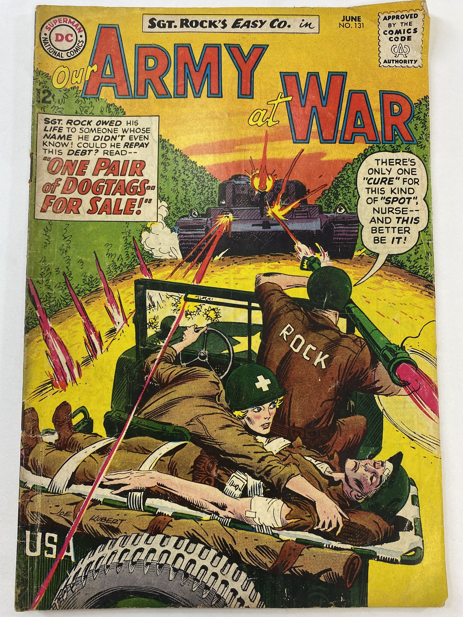 Our Army at War No. 131 June 1963 Sgt. Rock's Easy Co. (1 of 4)