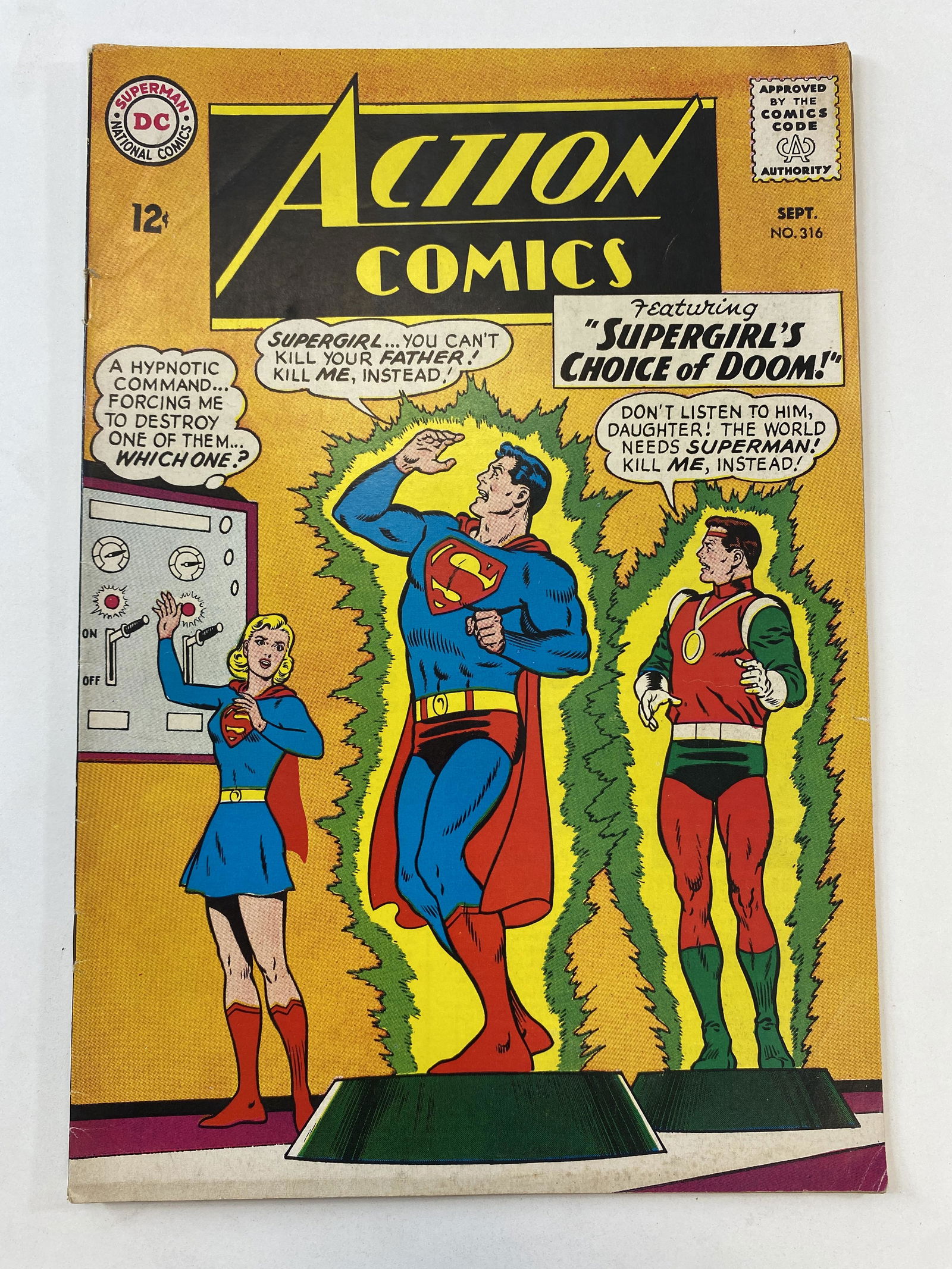 Action Comics No. 316 Sept. 1964 Featuring "Supergirl's Choice of Doom!" (1 of 4)