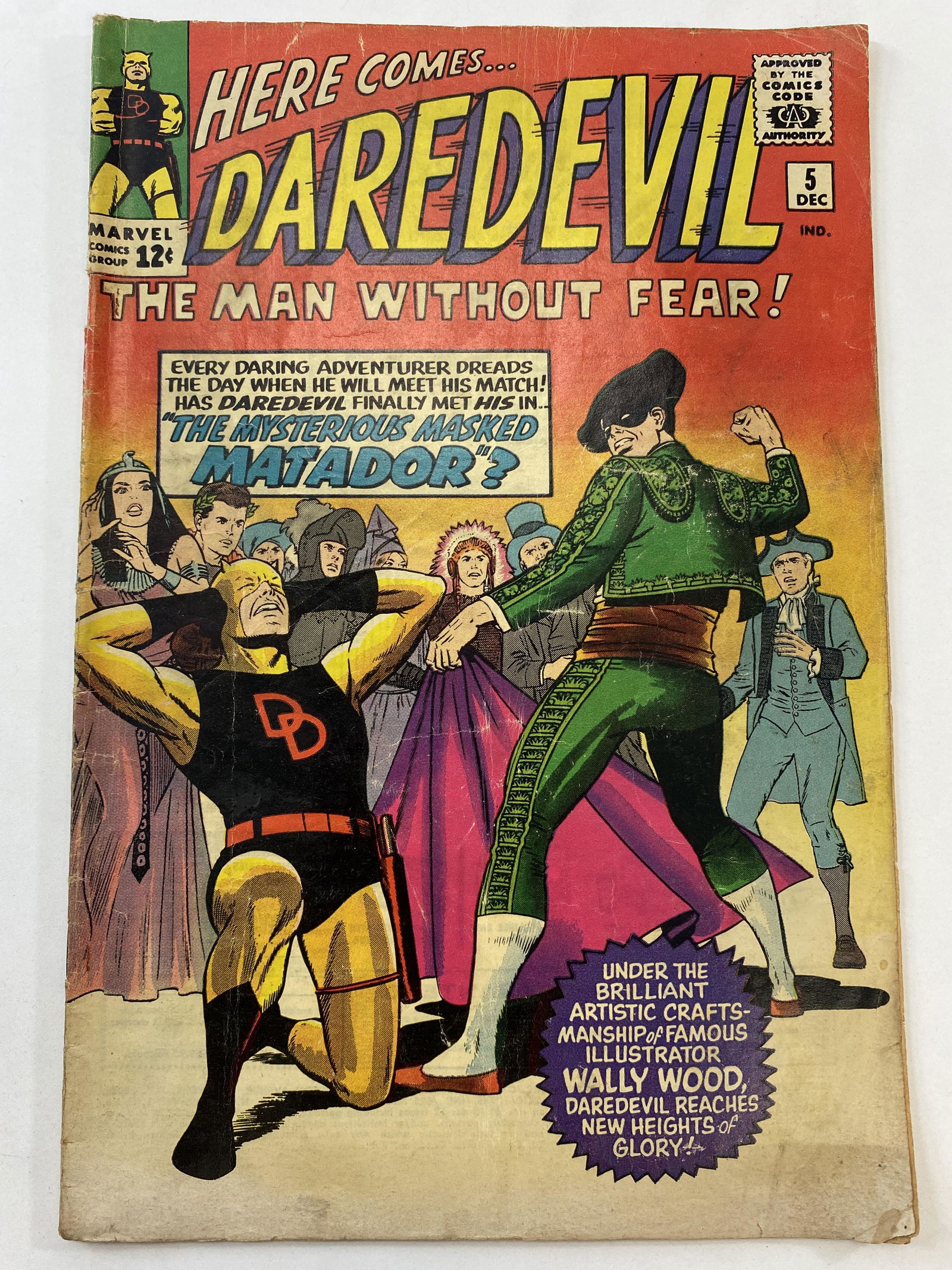 Here Comes...Daredevil The Man Without Fear No. 5 Dec. 1964 "The Mysterious Masked Matador"? (1 of 4)