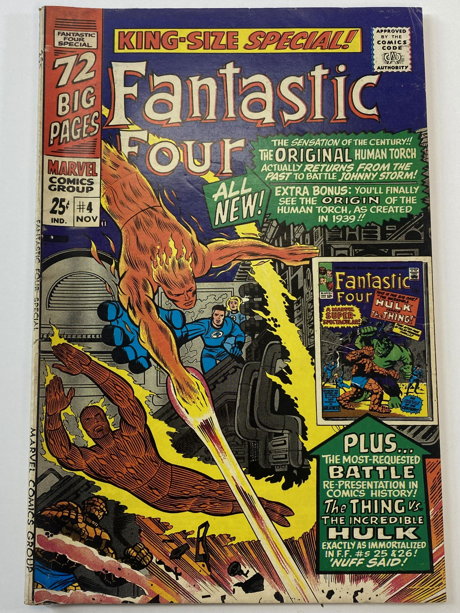 King Size Special ! Fantastic Four Nov 1966 Vol. 1 No. 4 (1 of 3)