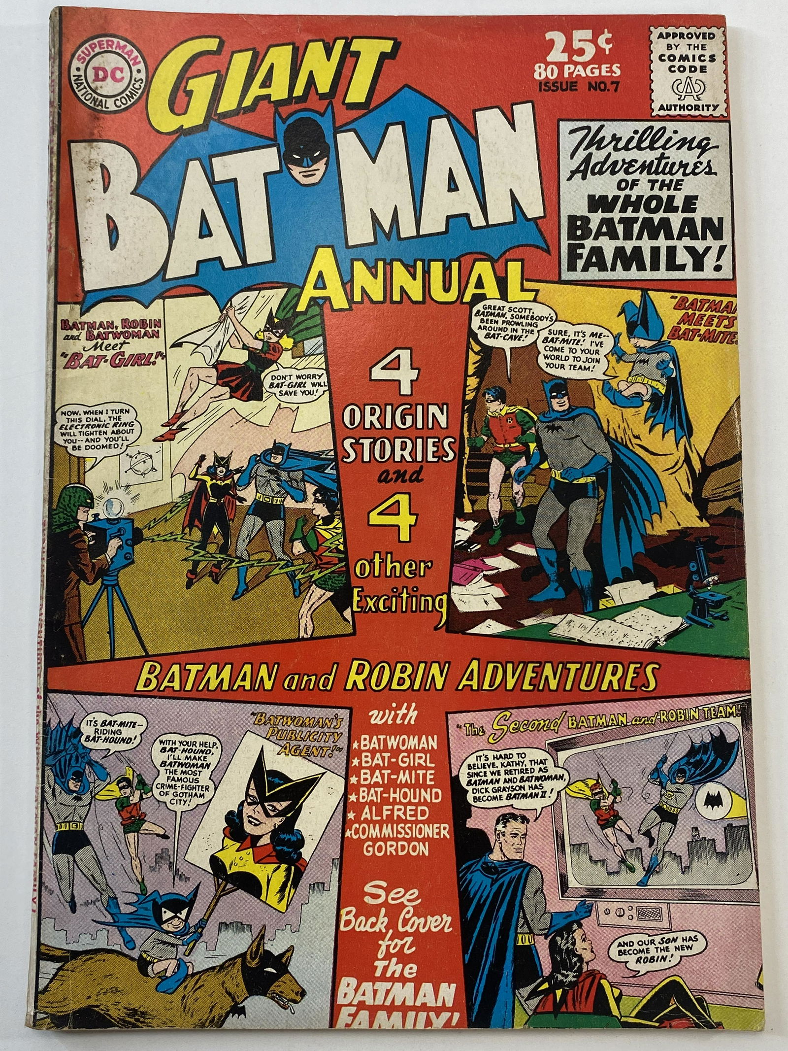 Batman Annual No. 7 Summer 1964 Issue (1 of 3)