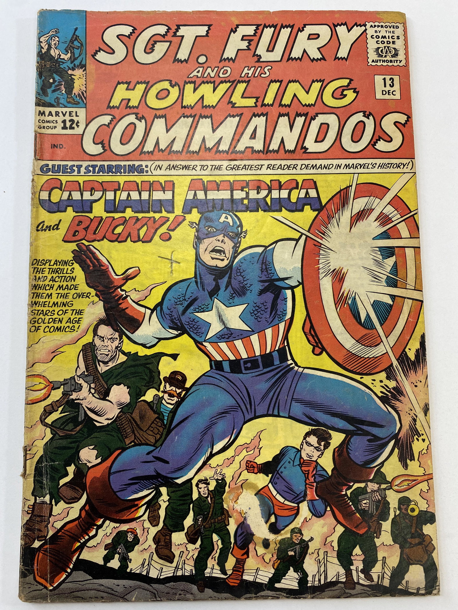 SGT Fury and his Howling Commandos Vol. 1 No. 13 Dec 1964 (1 of 4)