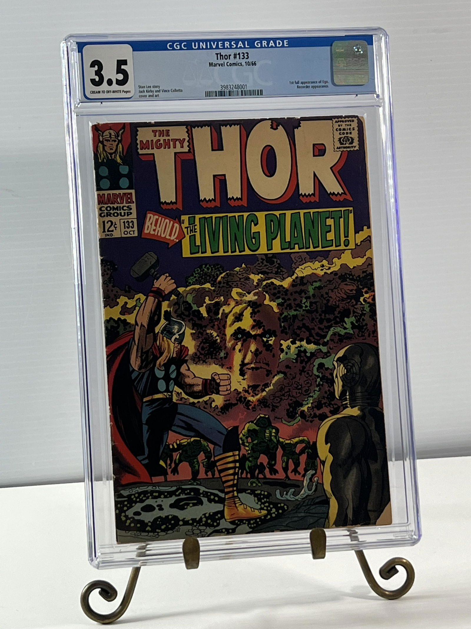 Thor #133 Marvel Comics, 10/66 3.5 Cream to Off-White Pages 1966 (1 of 4)
