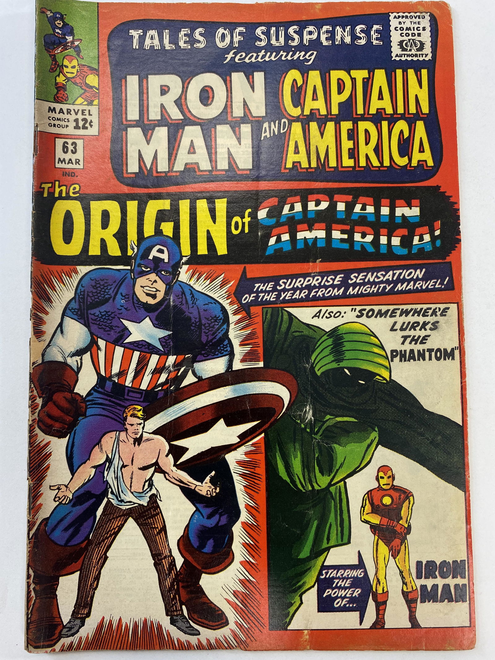 Tales of Suspense Iron Man and Captain America Mar 1965 Vol. 1 No. 63 (1 of 5)