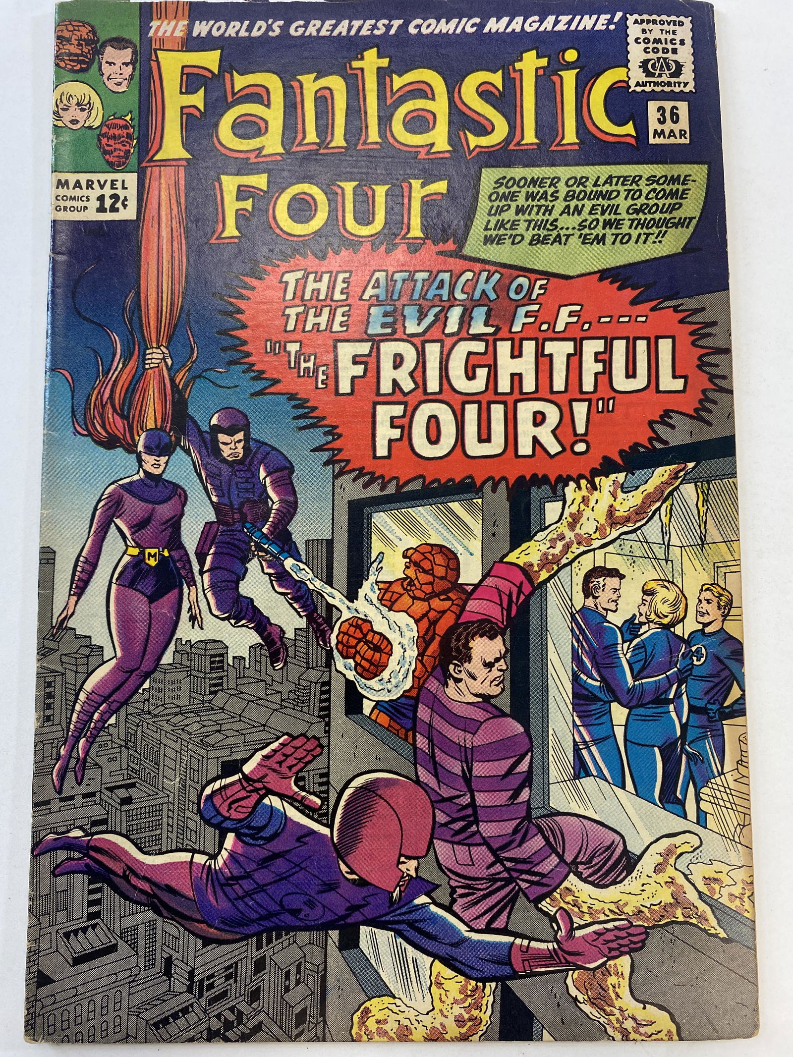 Fantastic Four Mar 1965 Vol. 1 No. 36 (1 of 4)