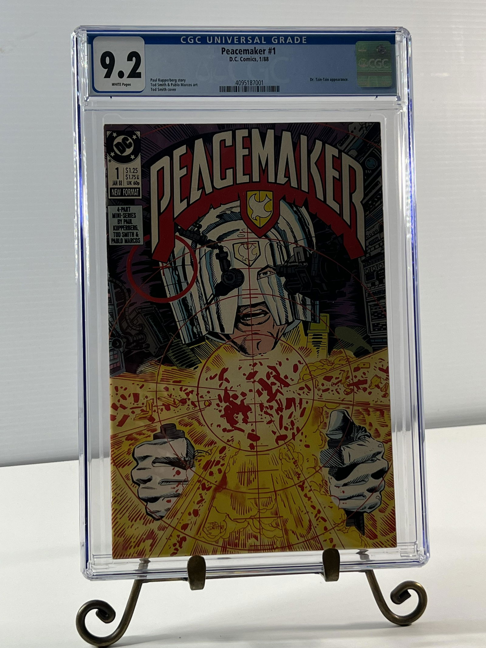 CGC Peacemaker 1 1/88 D.C. Comics Modern Grader Notes 9.2 WHITE (1 of 4)