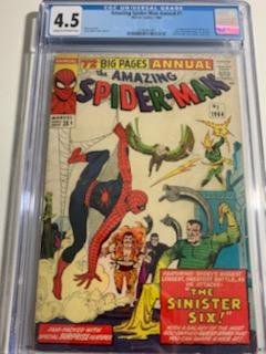 Amazing Spider-Man Annual 1 1964 Marvel Comics Universal 4.5 CREAM TO OFF-WHITE CGC (1 of 3)